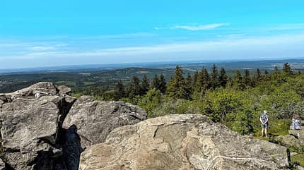 Feldberg Naturpark Taunus, 880 Meter Höhe, Weitsicht, Gipfel Feldberg Naturpark Taunus, 880 Meter Höhe, Weitsicht, Gipfel