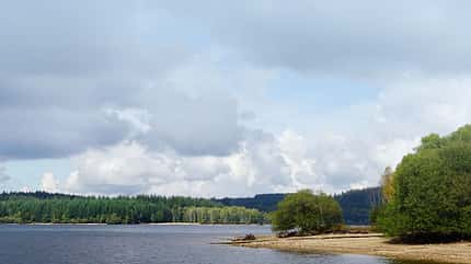Lac de Vassivière, künstlicher See, Natur, Ufer Lac de Vassivière, künstlicher See, Natur, Ufer