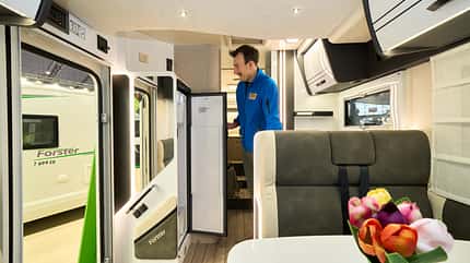 Wohnraum, Einstieg, Kühlschrank Wohnraum, Einstieg, Kühlschrank
