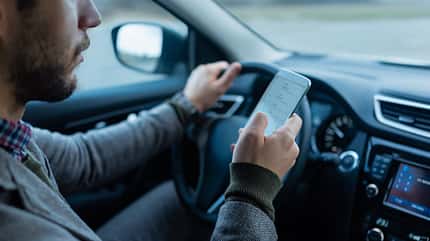 08/2017, Handy am Steuer Telefon Handy am Steuer Telefon
