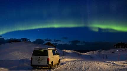norwegen, lofoten, winter Lofoten - Polarlicht