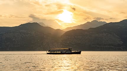 Gardasee, Sonnenuntergang Gardasee, Sonnenuntergang
