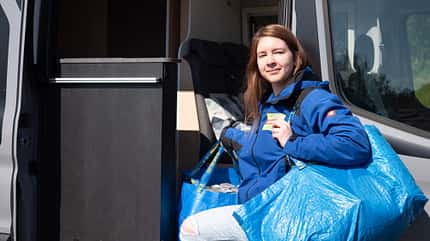 Ikea, Zubehör, DIY, Hack, Campingbus, Ikea-Zubehör für den Campingbus wird in den Bus getragen