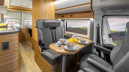 affinity, three, campervan Affinity Three - Sitzecke