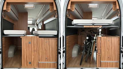 affinity, three, campervan Affinity Three - Heck