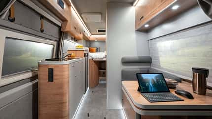 Campingbus-Neuheit, Globetraveller, 2Z Campingbus Globetraveller 2Z Küche