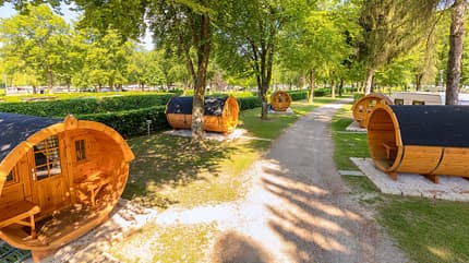 Campingplatz-Tipp: Oberbayern Campingplatz-Tipp Waging: Fass