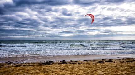 wohnmobil-tour, bretagne, frankreich Bretagne - Kitesurfen