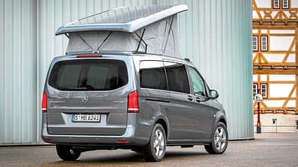Kompakte Campingbusse Mercedes Vito Heck