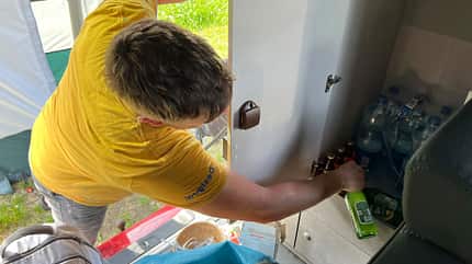 Pössl Campstar Dauertester, Schränke öffnen Pössl Campstar Dauertester, Schränke öffnen