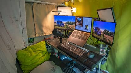 Business-Camping, Arbeitsplatz Business-Camping, Arbeitsplatz