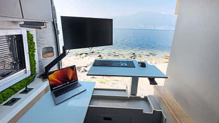 Business-Camping, Büro Business-Camping, Büro