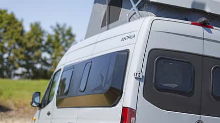 Neuheit Campervan Westfalia James Cook GFK-Seitenverbreiterung
