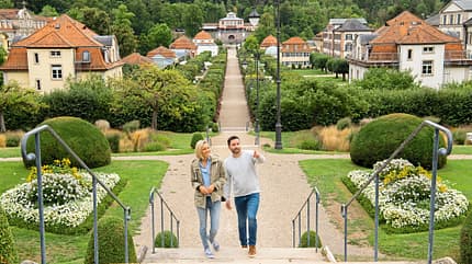 PŠrchen, Spaziergang, Kurpark, HŠuser PŠrchen, Spaziergang, Kurpark, HŠuser