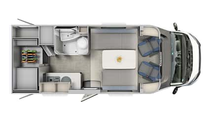 Chausson X 650, Innenansicht