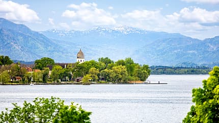 Chiemgau, Chiemsee, Alpen, Bayern Chiemgau Camping Reise f