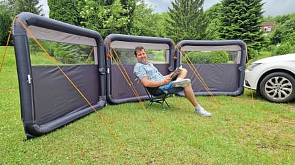 Vango Airbeam Windbreak, Aufblasbarer Windschutz