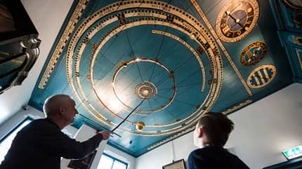 Niederlande, Friesland, Advertorial Decke des Eise-Eisinga-Planetarium