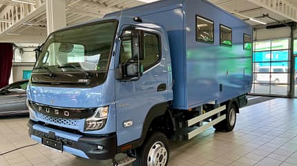 Wilde Expedition-Truck, Vorderansicht Wilde Expedition-Truck, Vorderansicht