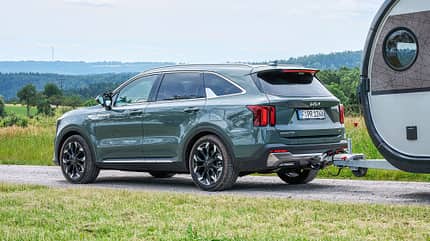 Kia Sorento, Zugwagentest Kia Sorento Zugwagentest f