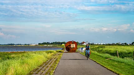 reise, tipp, camping, nordsee, küste Nordseeküste - Fahrrad