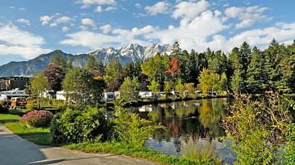 Wintercamping - Ferienparadies Natterer See