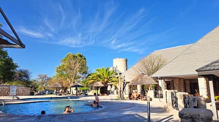Namibia Reise f Okaukuejo-Camp