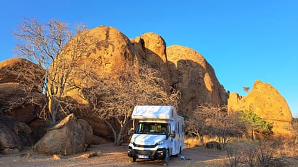 Namibia Reise f Wohnmobil
