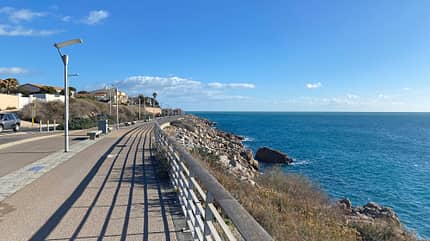 Winter, Spanien, Ueberwintern Winter in Spanien f Meer