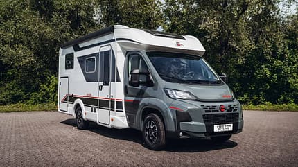 Außenansicht, Wohnmobil, teilintegriert Außenansicht, Wohnmobil, teilintegriert