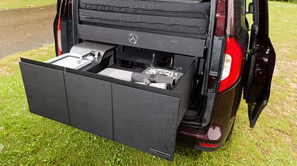 Mercedes, Citan, T-Klasse, Carcamper, Carcamping, Campingbox, Heck Mercedes Citan T-Klasse Campingbox im Heck