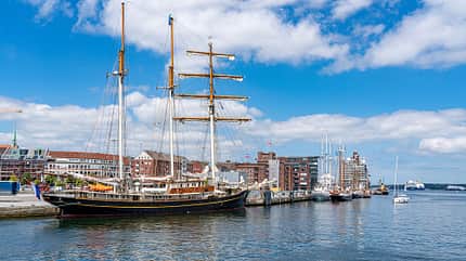 wohnwagen-tour, kiel, luebeck Segelschiffe