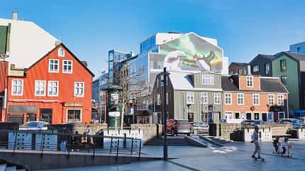 reise, mobil-tour, island REYKJAVÍK