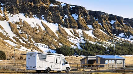 reise, mobil-tour, island Camping Ólafsvík