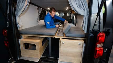 kompakt Camper, Peugeot, Microcamper, Sunvan Expert Compact Sunvan Expert Compact Bett