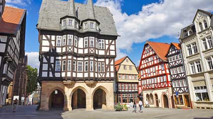 Hessen, Vogelsberg Reise Vogelsberg Fachwerk f