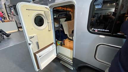 Wanner, Silverdreams Mini,CMT, Wohnmobil, Aufbautür Wanner Silverdreams Mini (2025) auf der CMT Aufbautür