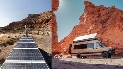 Zion Dreams Campervan aus den USA Badezimmer