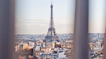 Paris, Eifelturm, Stadt, Ausblick Ausblick Paris auf den Eifelturm