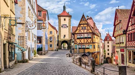 Rothenburg ob der Tauber, Turm, Altstadt Rothenburg ob der Tauber Altstadt mit Turm