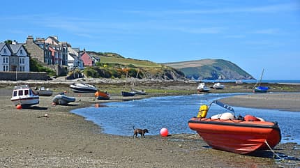 Reise Wales, England Reise Wales Strand f