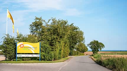 Rosenfelder Strand Ostsee Camping Rosenfelder Strand Ostsee Camping Eingang