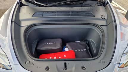 Tesla Model y (2025) Test Tesla Model y (2025) Kofferrraum