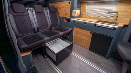 Campervan Pureflexx Escape 500 Schublade unter der Bank