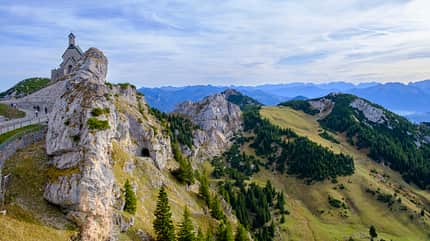 Camping, Bayern, Frühling, schöne Ziele, Wandern, Gipfel Wendelstein in Bayern