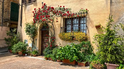 wohnmobil, tour, italien, fruehling Montepulciano