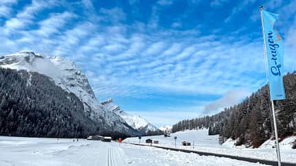 wohnmobil, tour, schweiz, wintercamping Loipennetz