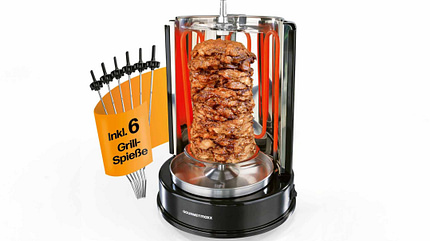 Dönerspieß, Vertikaler Grill, Drehspieß Dönerspieß, Vertikaler Grill, Drehspieß