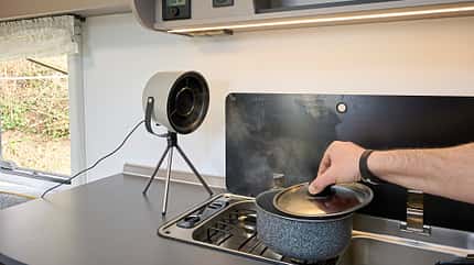 Küchen-Zubehör, Mobiler Dunstabzug, Rosenstein & Söhne DAV-10 USB Ventilator