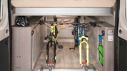 Pössl Roadcruiser Revolution, Heckbett, Fahrrad Pössl Roadcruiser Revolution, Heckbett, Fahrrad